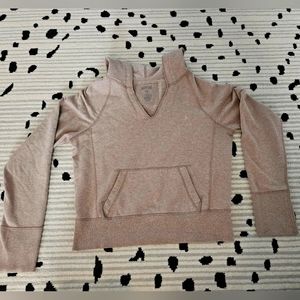 Aerie Fit Cropped Hoodie Sweatshirt EUC!